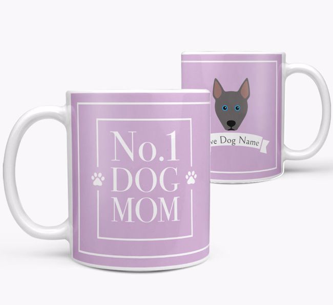 Personalised 'No.1 Mom' Mug from your {breedFullName}